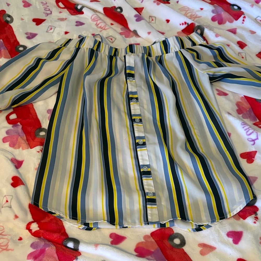 A. Byer Multicolor Striped Garment